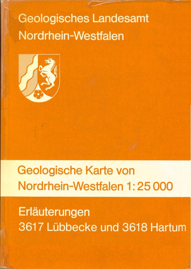 Geologische Karten von Nordrhein-Westfalen 1:25000 / Lübbecke / Hartum