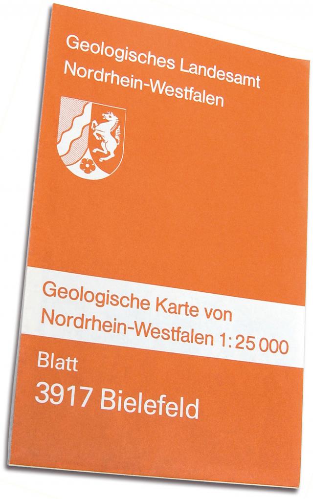 Geologische Karten von Nordrhein-Westfalen 1:25000 / Bielefeld