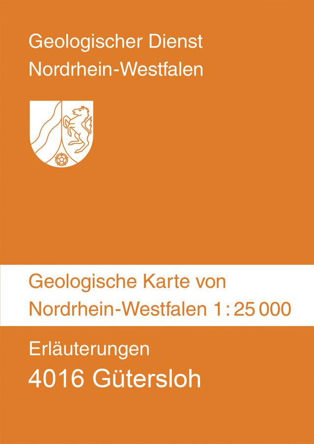 Geologische Karten von Nordrhein-Westfalen 1:25000 / Gütersloh