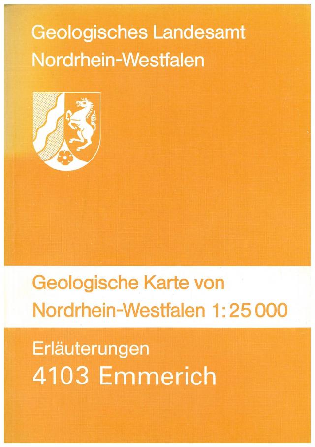 Geologische Karten von Nordrhein-Westfalen 1:25000 / Emmerich