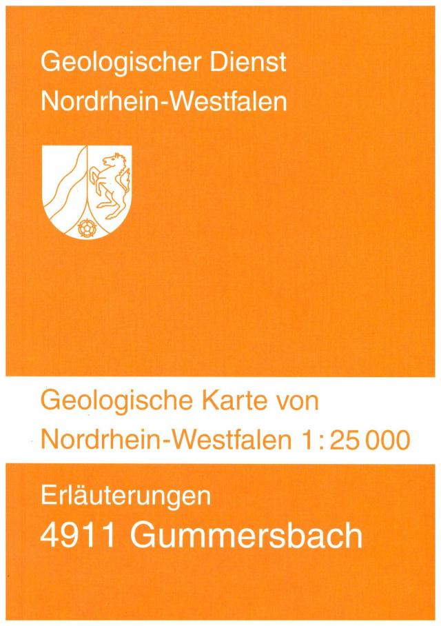 Geologische Karten von Nordrhein-Westfalen 1 : 25000 / Gummersbach