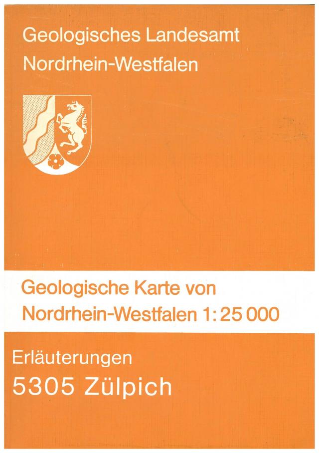 Geologische Karten von Nordrhein-Westfalen 1:25000 / Zülpich