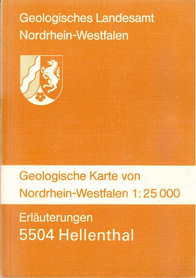Geologische Karten von Nordrhein-Westfalen 1:25000 / Hellenthal
