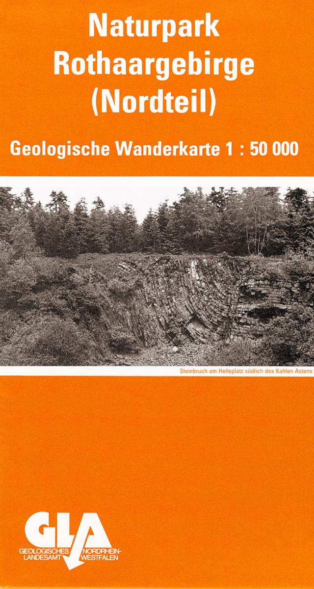 Geologische Wanderkarte des Naturparks Rothaargebirge. 1:50000 / Nordteil und Südteil