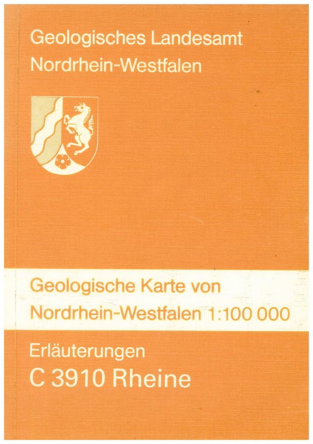 Geologische Karten von Nordrhein-Westfalen 1:100000 / Rheine