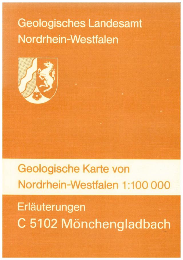 Geologische Karten von Nordrhein-Westfalen 1:100000 / Mönchengladbach