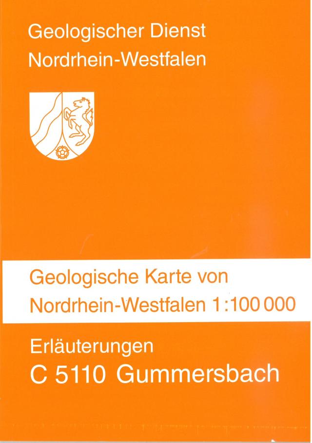 Geologische Karten von Nordrhein-Westfalen 1 : 100000