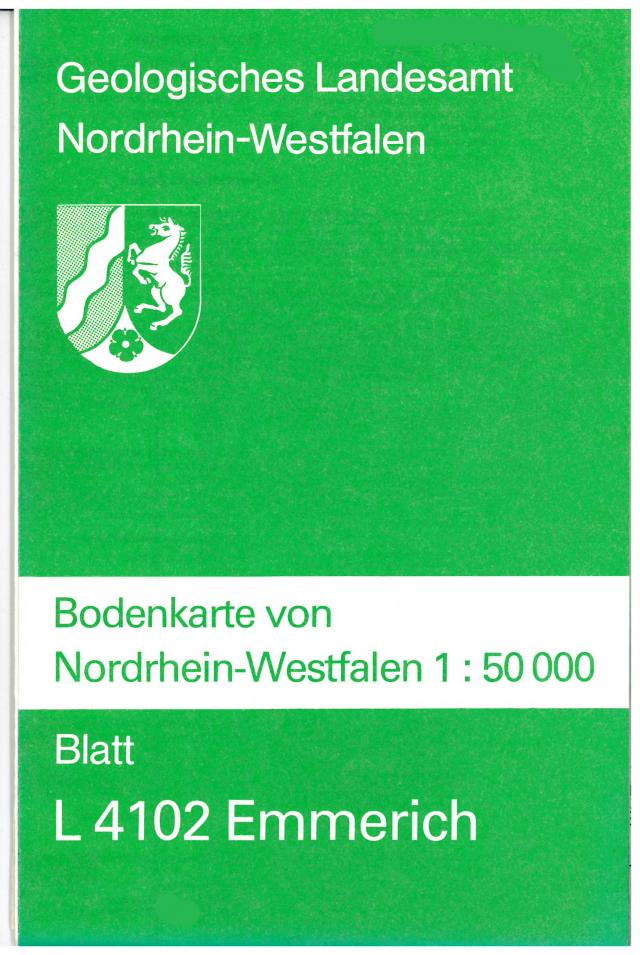 Bodenkarten von Nordrhein-Westfalen 1:50000 / Emmerich