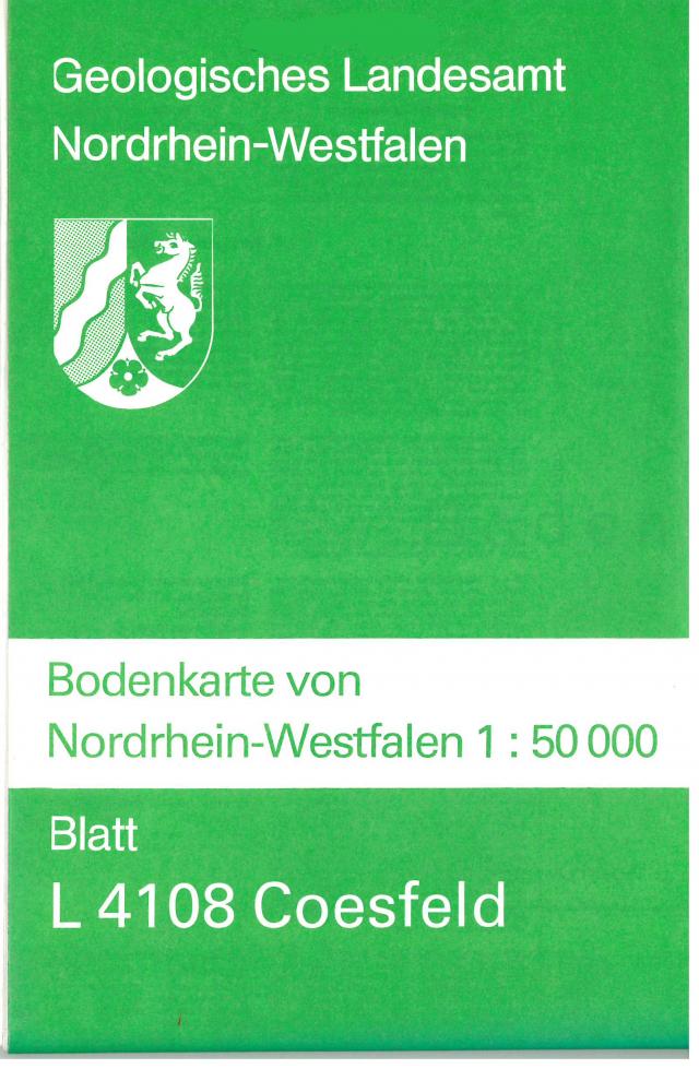 Bodenkarten von Nordrhein-Westfalen 1:50000 / Coesfeld