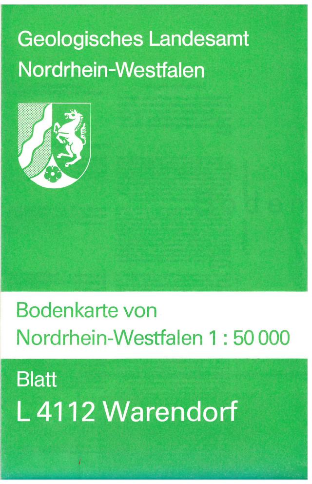 Bodenkarten von Nordrhein-Westfalen 1:50000 / Warendorf