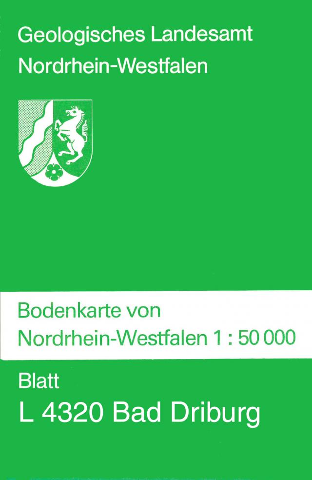 Bodenkarten von Nordrhein-Westfalen 1:50000 / Bad Driburg