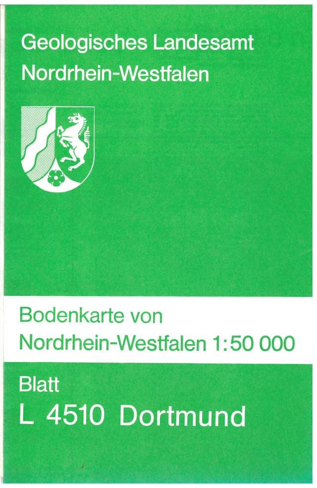 Bodenkarten von Nordrhein-Westfalen 1:50000 / Dortmund