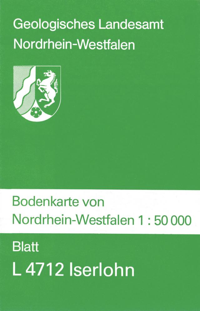 Bodenkarten von Nordrhein-Westfalen 1:50000 / Iserlohn