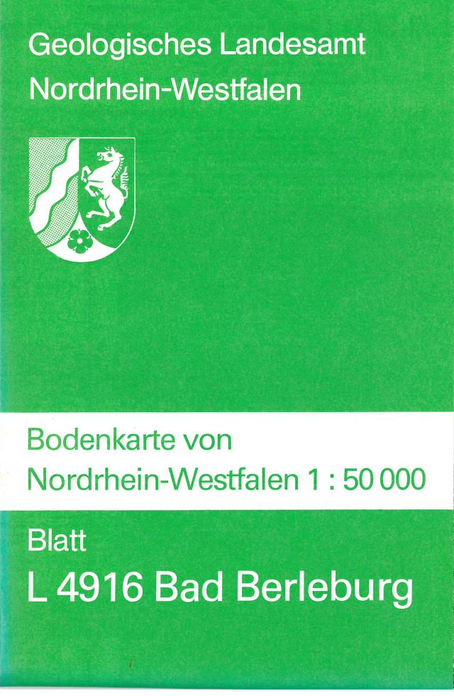 Bodenkarten von Nordrhein-Westfalen 1:50000 / Bad Berleburg