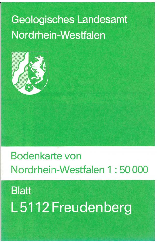Bodenkarten von Nordrhein-Westfalen 1:50000 / Freudenberg