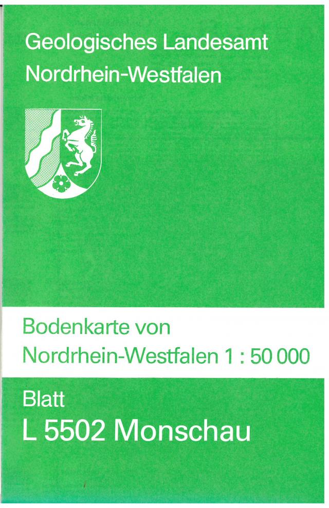 Bodenkarten von Nordrhein-Westfalen 1:50000 / Monschau