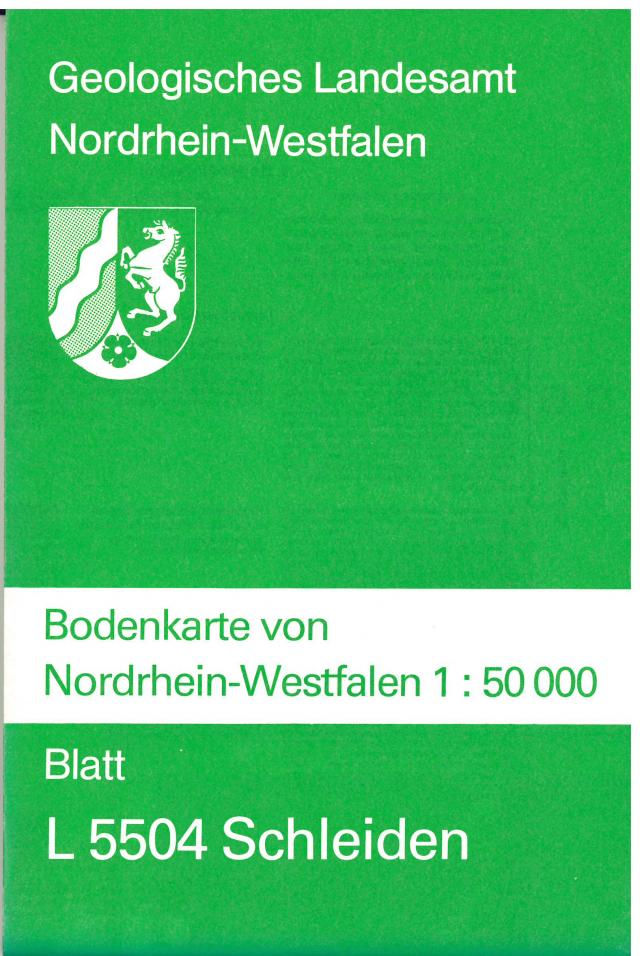 Bodenkarten von Nordrhein-Westfalen 1:50000 / Schleiden