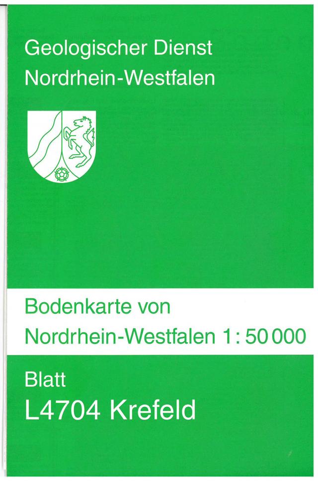 Bodenkarten von Nordrhein-Westfalen 1:50000 / Bodenkarten von Nordrhein-Westfalen 1 : 50000