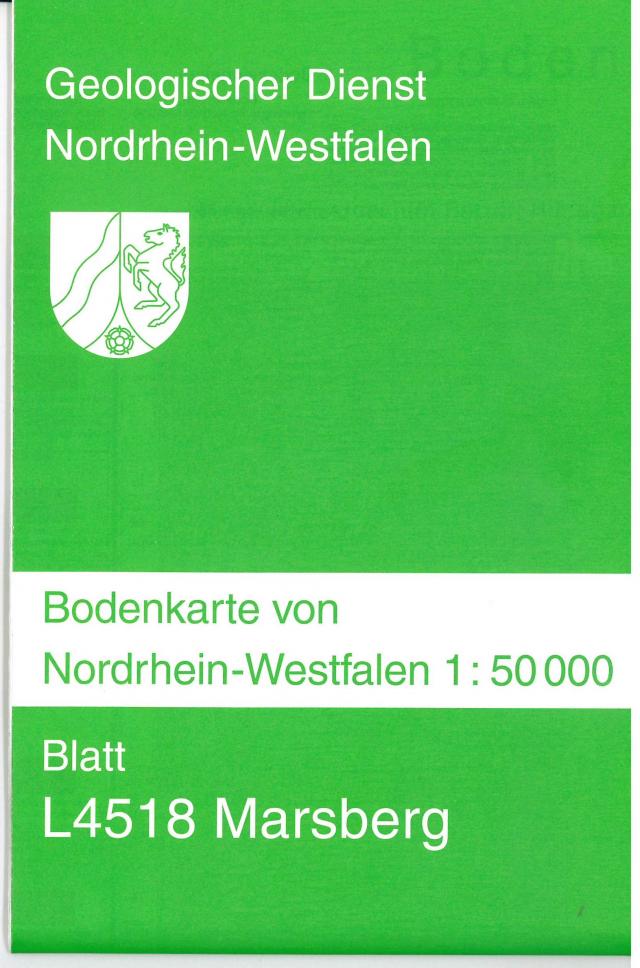 Bodenkarten von Nordrhein-Westfalen 1:50000 / Marsberg