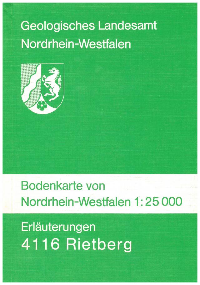 Bodenkarten von Nordrhein-Westfalen 1:25000 / Rietberg