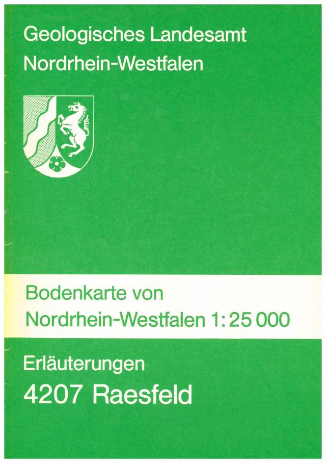 Bodenkarten von Nordrhein-Westfalen 1:25000 / Raesfeld