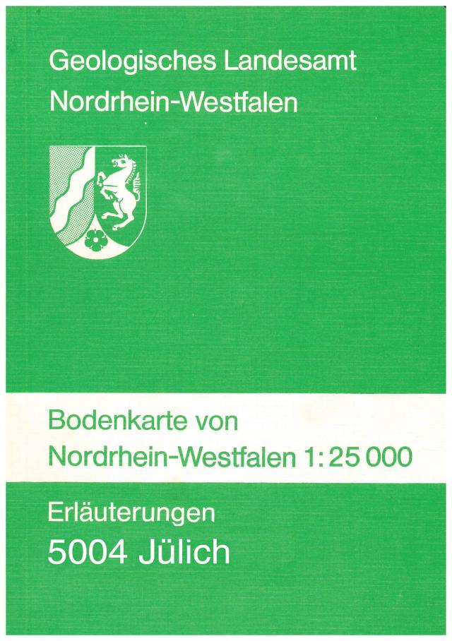 Bodenkarten von Nordrhein-Westfalen 1:25000 / Jülich