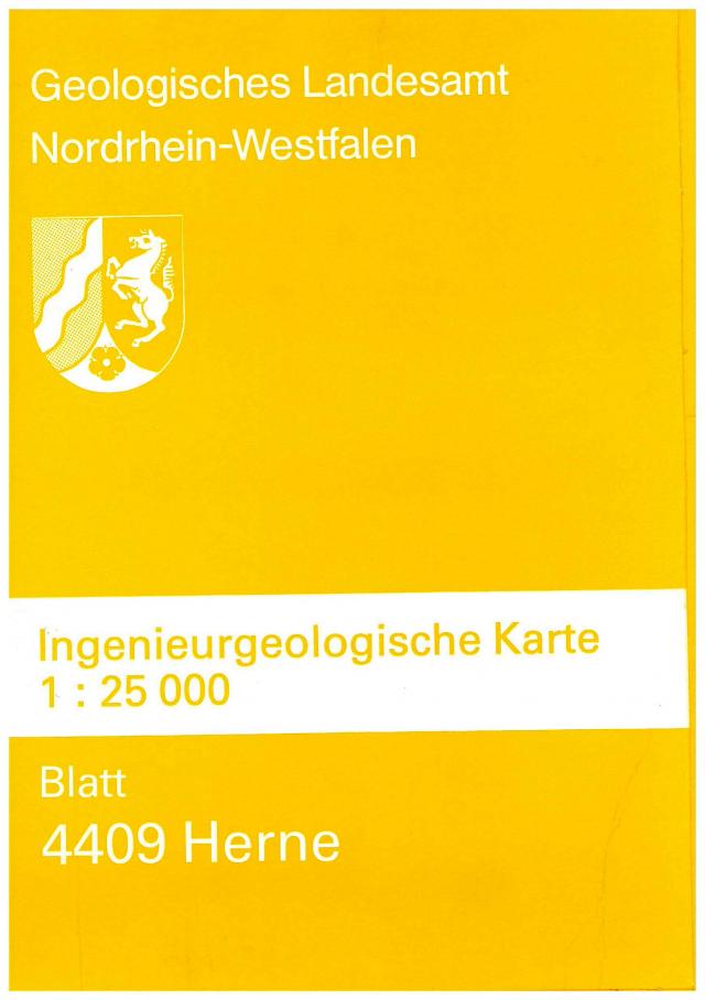 Ingenieurgeologische Karten. 1:25000 / Herne
