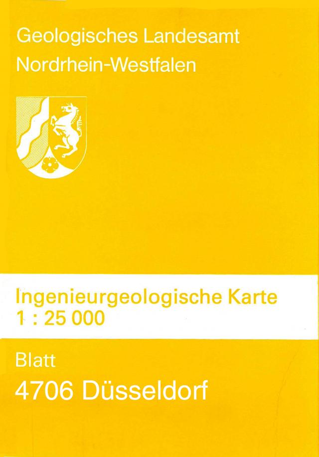 Ingenieurgeologische Karten. 1:25000 / Düsseldorf