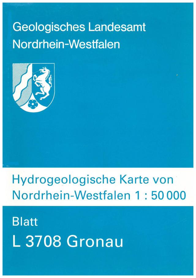 Hydrogeologische Karten von Nordrhein-Westfalen 1:50000 / Gronau