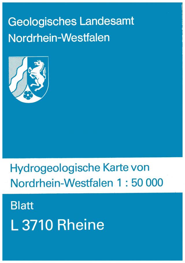Hydrogeologische Karten von Nordrhein-Westfalen 1:50000 / Rheine