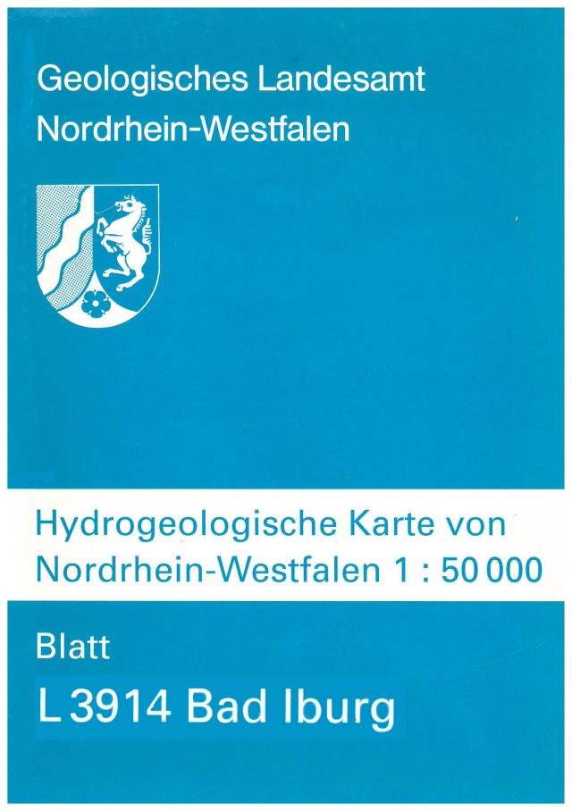 Hydrogeologische Karten von Nordrhein-Westfalen 1:50000 / Bad Iburg