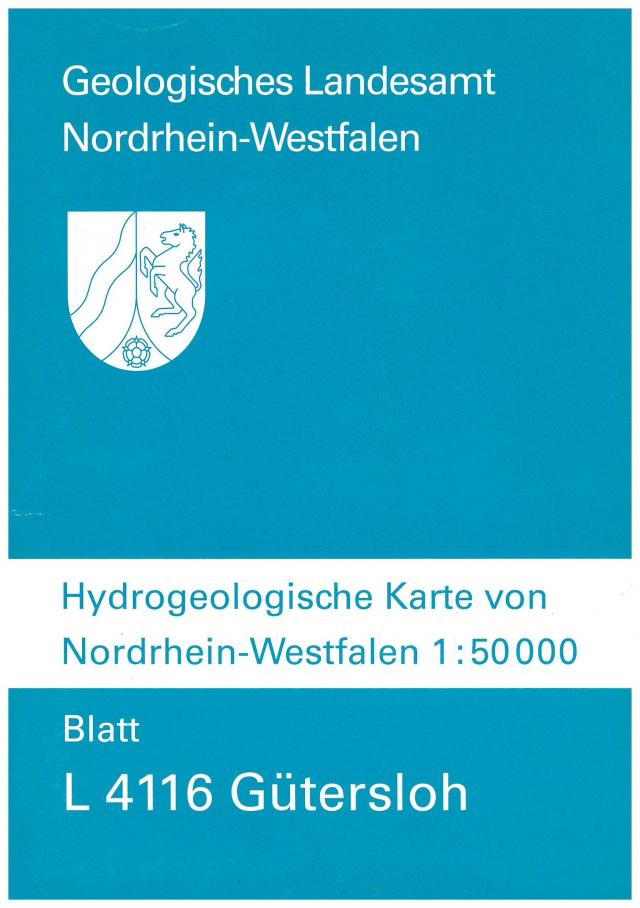 Hydrogeologische Karten von Nordrhein-Westfalen 1:50000 / Gütersloh