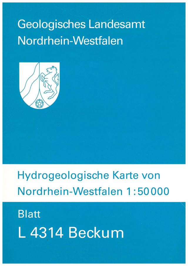 Hydrogeologische Karten von Nordrhein-Westfalen 1:50000 / Beckum