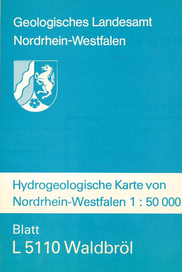 Hydrogeologische Karten von Nordrhein-Westfalen 1:50000 / Waldbröl