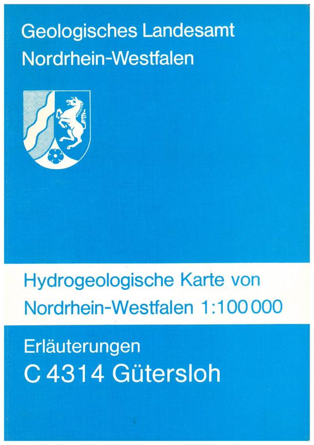 Hydrogeologische Karten von Nordrhein-Westfalen 1:100000 / Gütersloh