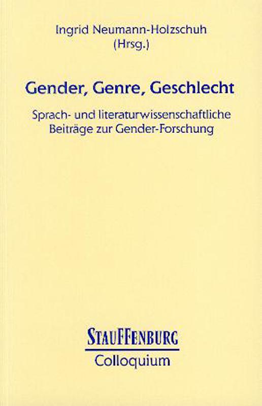 Gender, Genre, Geschlecht