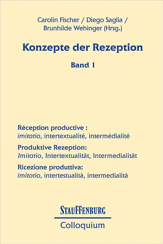 Konzepte der Rezeption (Band 1)