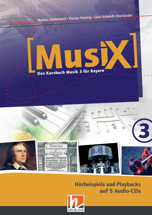MusiX 3 BY (Ausgabe ab 2017) Audio-Aufnahmen