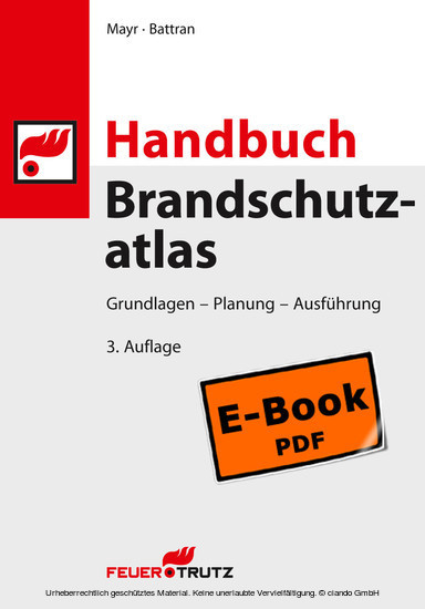 Handbuch Brandschutzatlas, 3. Auflage (E-Book PDF)