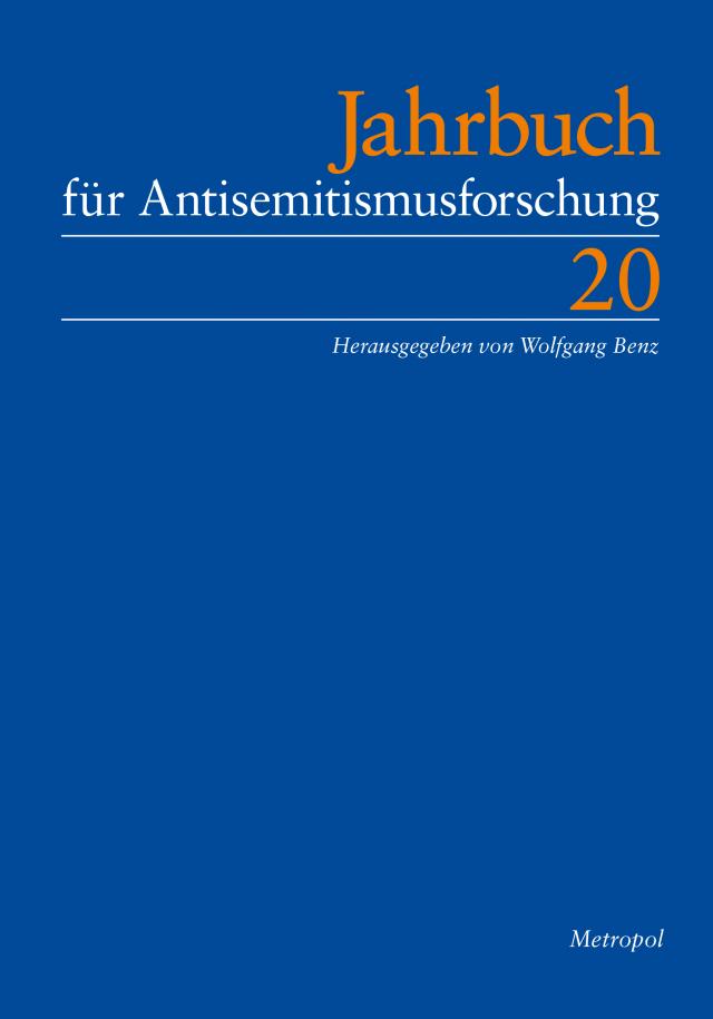 Jahrbuch für Antisemitismusforschung 20 (2011)