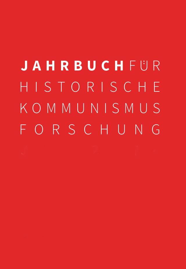 Jahrbuch für Historische Kommunismusforschung 2013