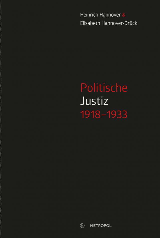Politische Justiz 1918–1933