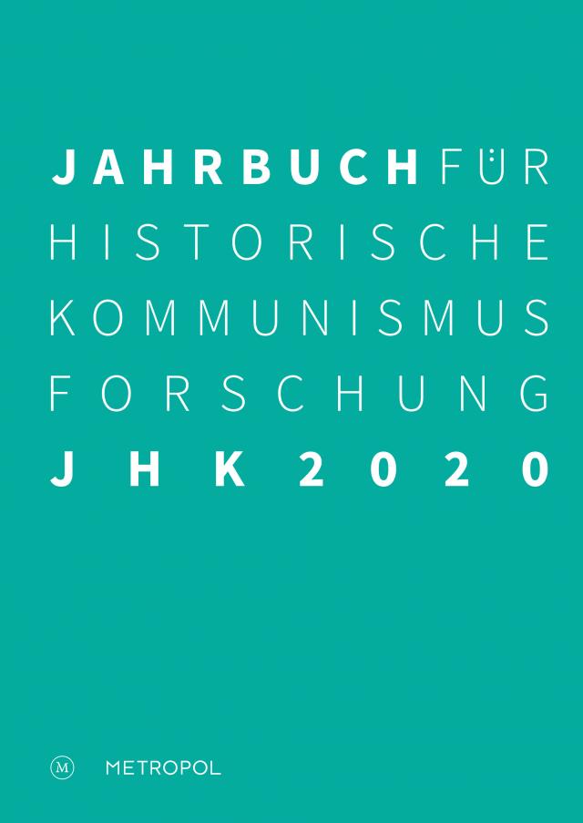 Jahrbuch für Historische Kommunismusforschung 2020