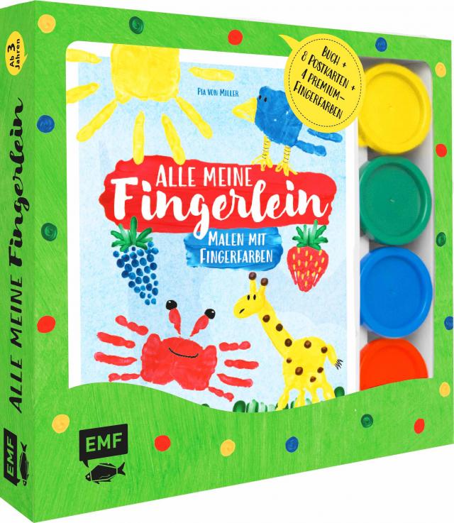Alle meine Fingerlein: Malen mit Fingerfarben Das Fingerfarben-Set