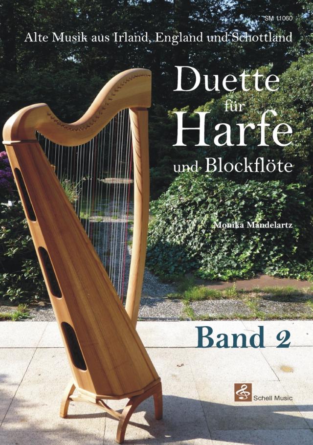 Duette für Harfe und Blockflöte Band 2