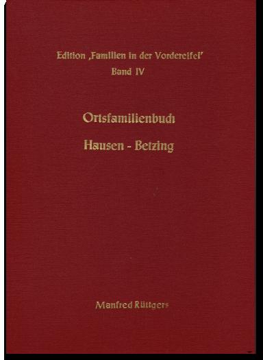 Ortsfamilienbuch Hausen und Betzing 1735-1970