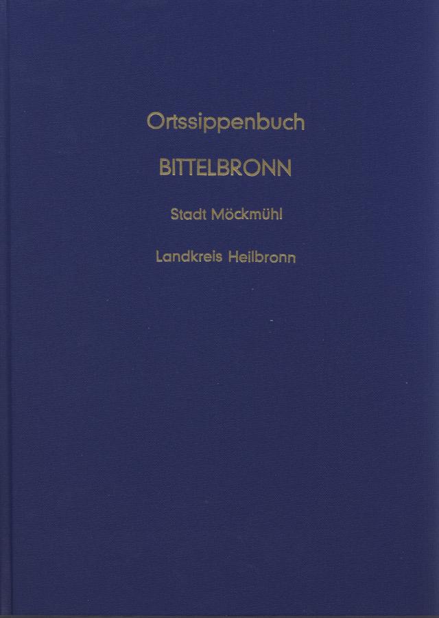 Ortssippenbuch Bittelbronn ab 1558