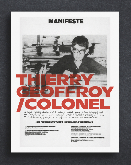 Thierry Geoffroy | Colonel: A PROPULSIVE RETROSPECTIVE