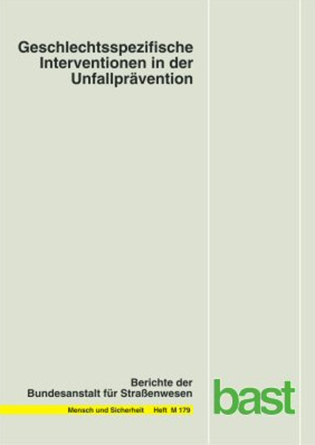 Geschlechtsspezifische Interventionen in der Unfallprävention