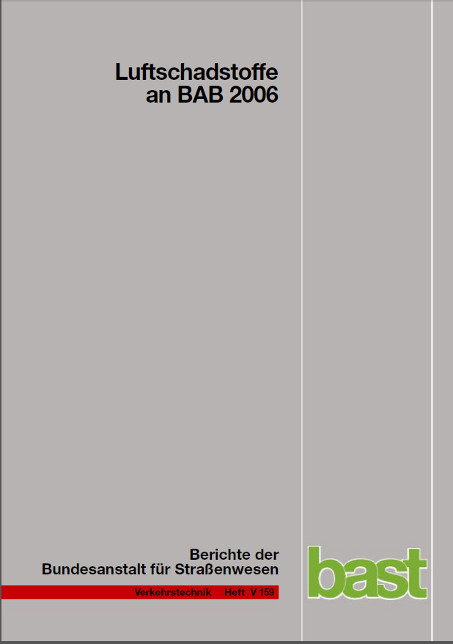 Luftschadstoffe an BAB 2006
